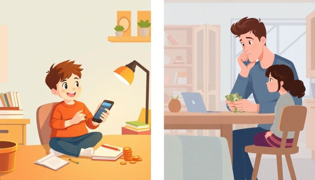 Как учить детей обращаться с деньгами: возрастные этапы финансового воспитания - иллюстрация
